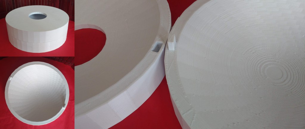 Elipsoide para reproducir ilusión óptica.